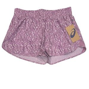 ASICS Running Short Lined Built in Panty Activewear Purple NWT Small